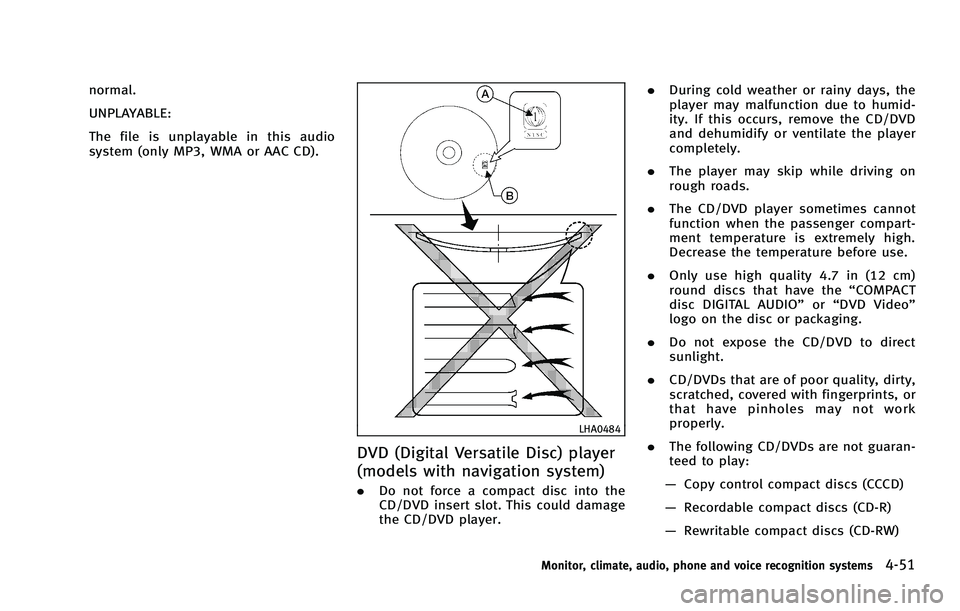 INFINITI FX 2011  Owners Manual 