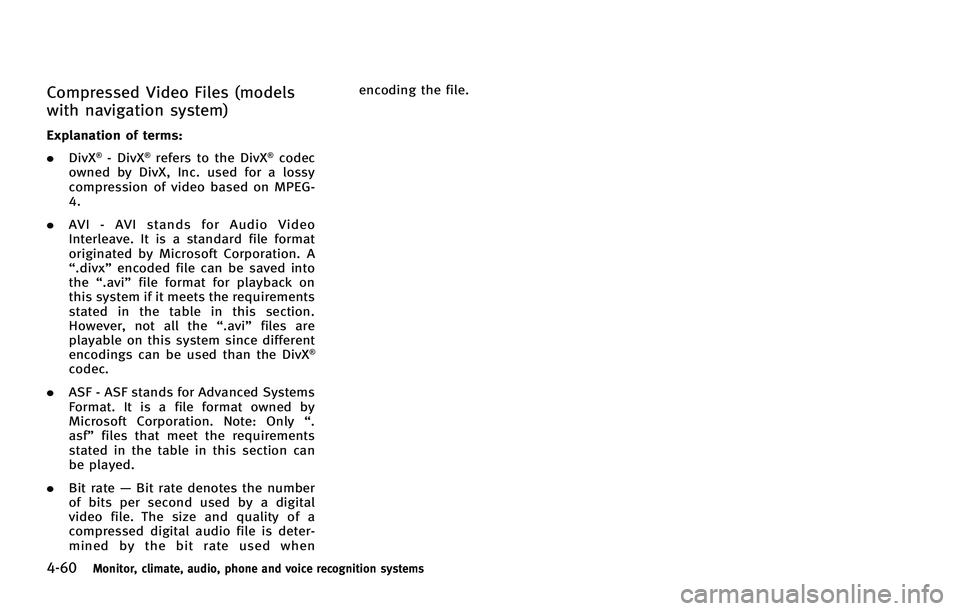 INFINITI FX 2011  Owners Manual 