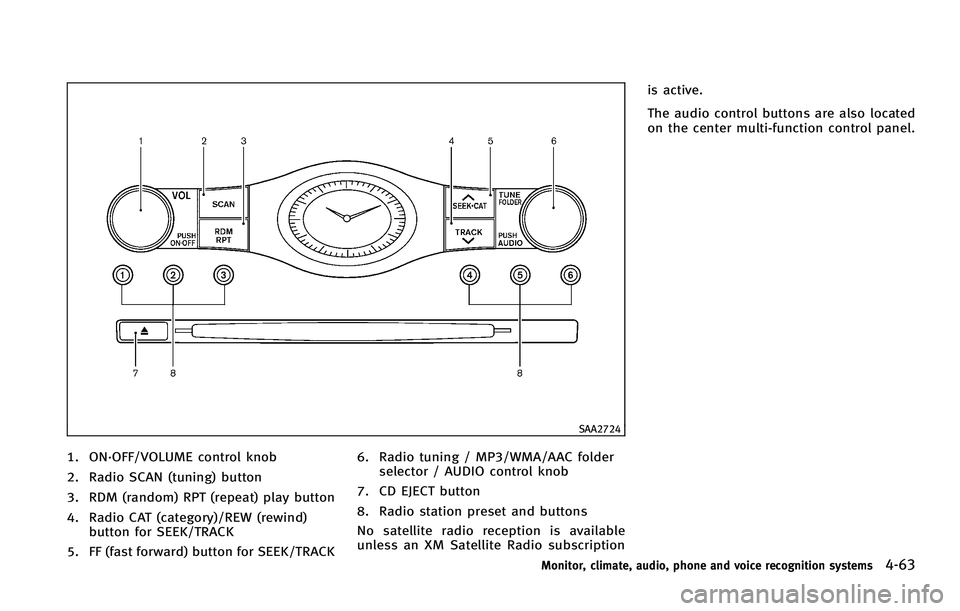 INFINITI FX 2011  Owners Manual 