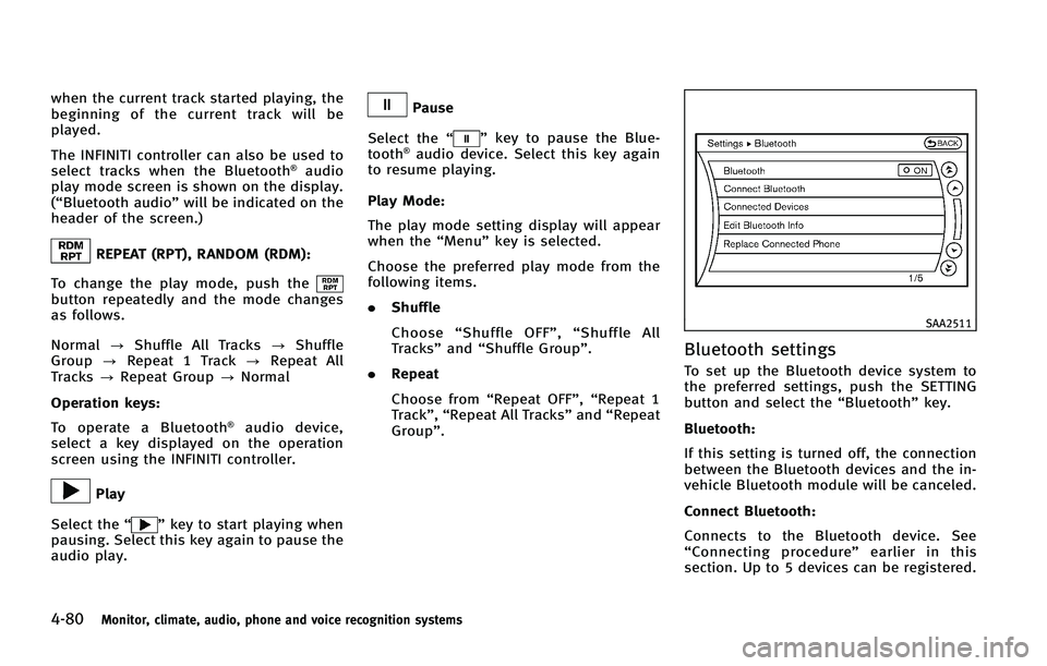 INFINITI FX 2011  Owners Manual 