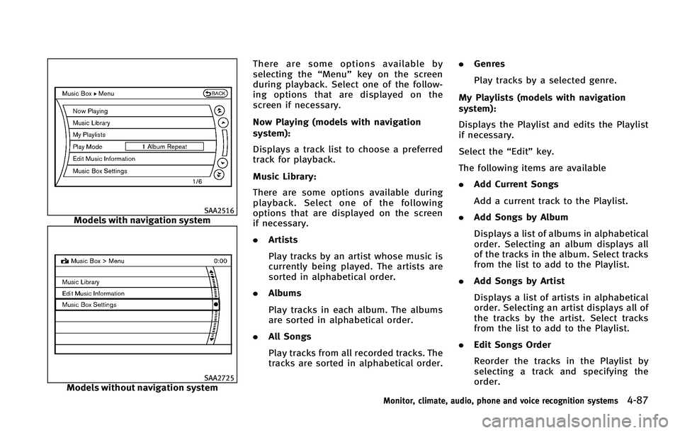 INFINITI FX 2011  Owners Manual 