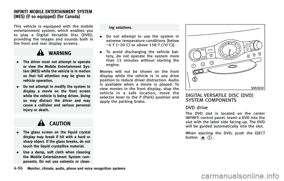 INFINITI FX 2011  Owners Manual 