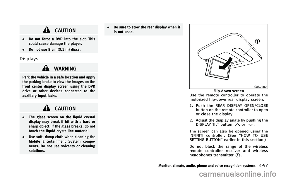 INFINITI FX 2011  Owners Manual 