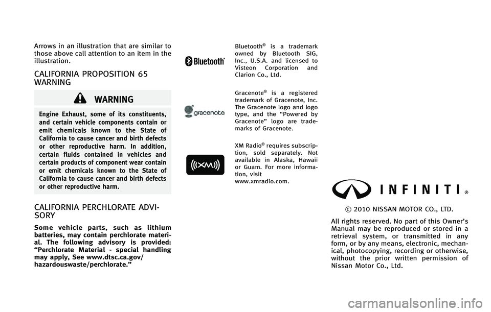 INFINITI FX 2011 Owners Manual INFINITI FX 2011 Owners Manual