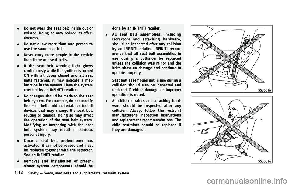 INFINITI FX 2011 Owners Guide 