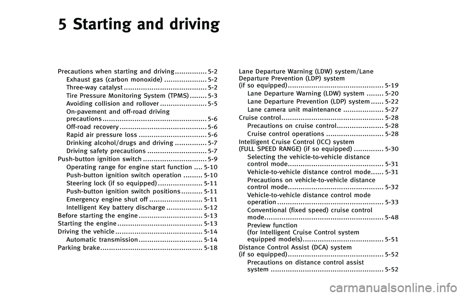 INFINITI FX 2011  Owners Manual 