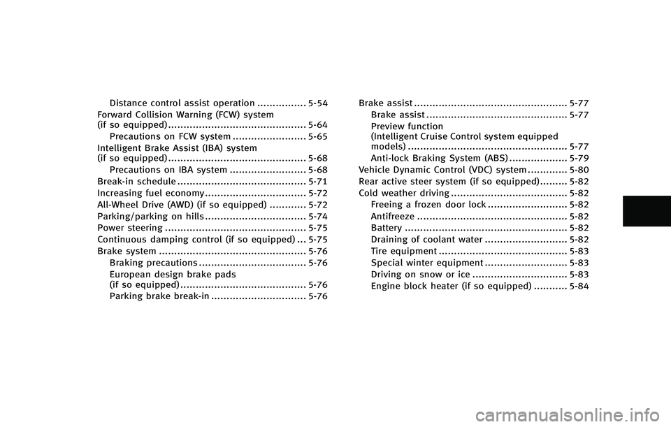 INFINITI FX 2011  Owners Manual 