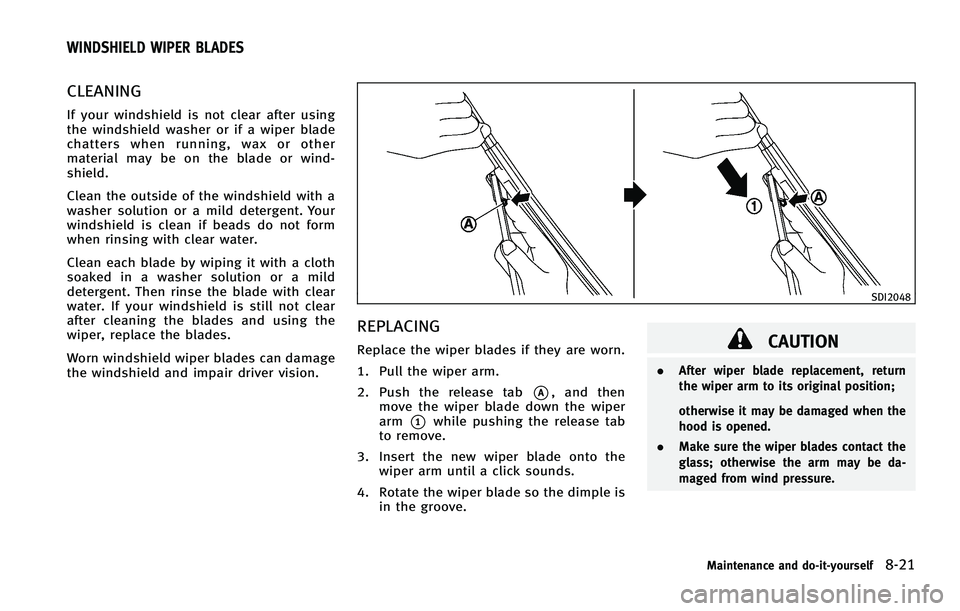 INFINITI FX 2011  Owners Manual 