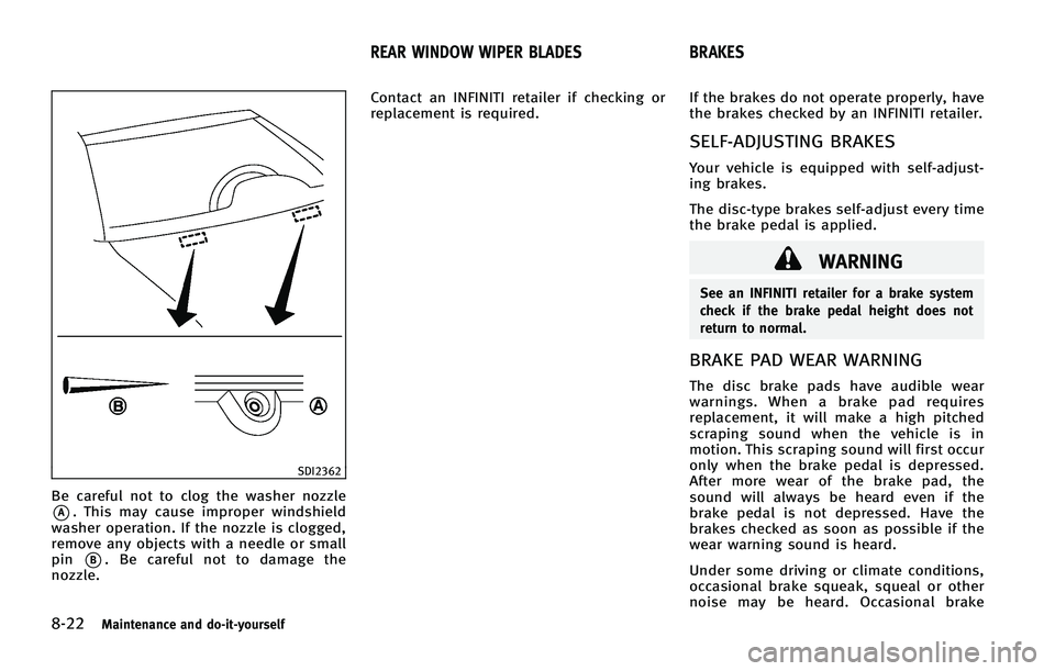 INFINITI FX 2011  Owners Manual 