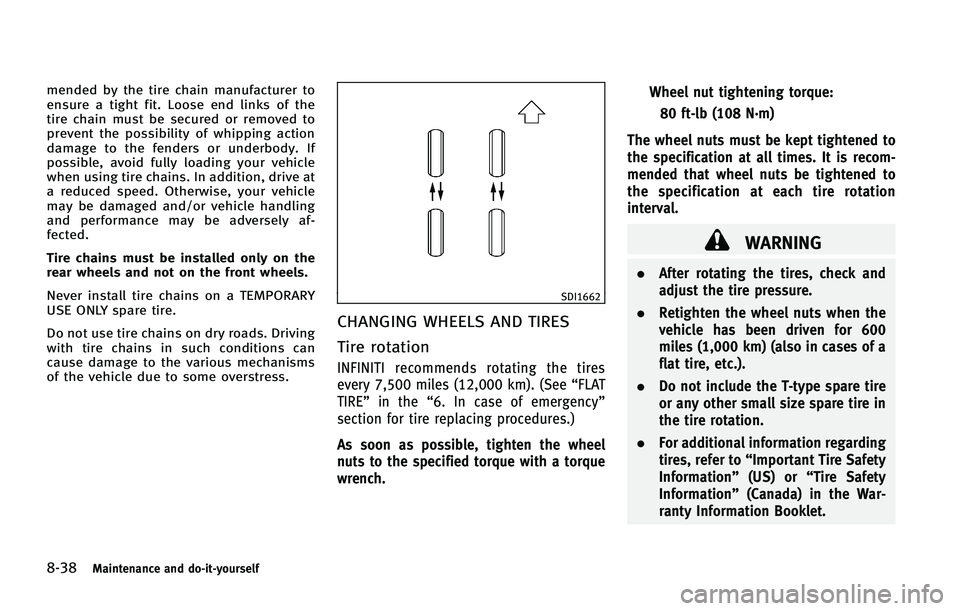 INFINITI FX 2011  Owners Manual 
