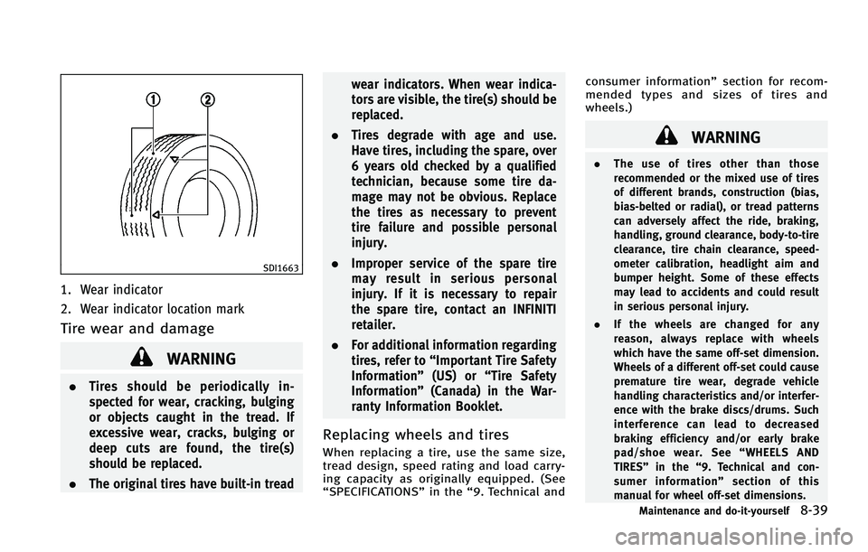 INFINITI FX 2011  Owners Manual 