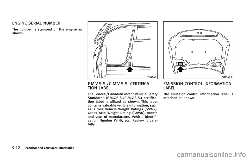 INFINITI FX 2011  Owners Manual 