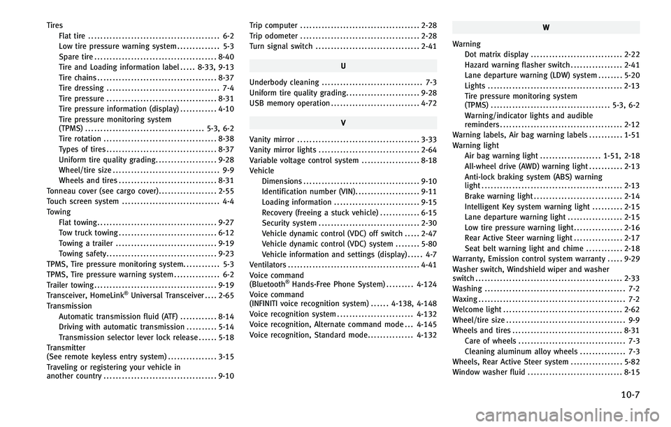 INFINITI FX 2011 Owners Manual INFINITI FX 2011 Owners Manual