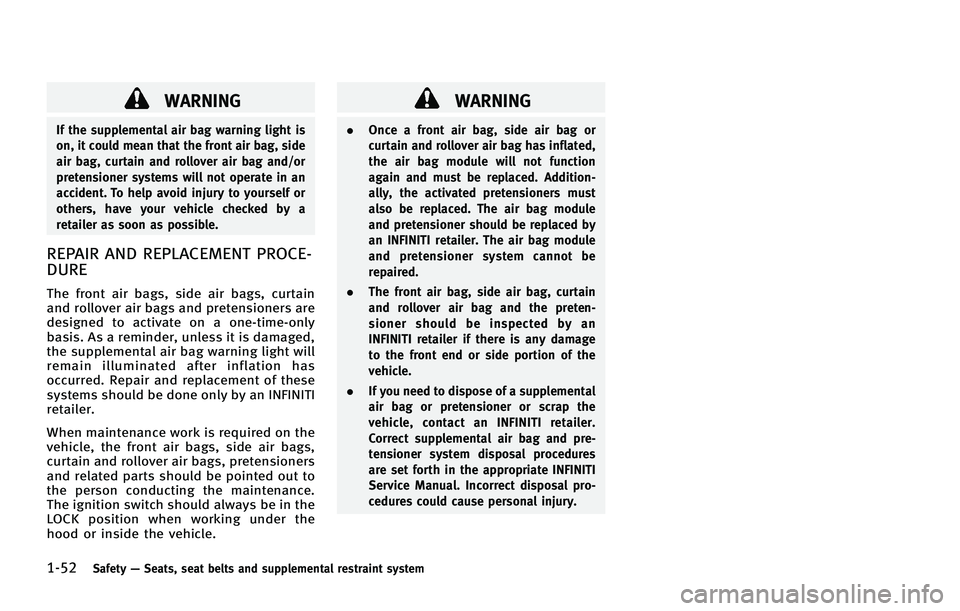 INFINITI FX 2011 Manual PDF 