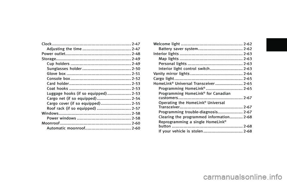 INFINITI FX 2011 Manual PDF 