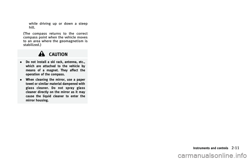 INFINITI FX 2011 Manual Online 