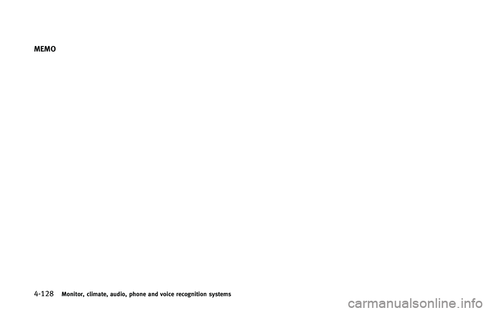 INFINITI Q60 2015  Owners Manual ������.�P�O�J�U�P�S�
 �D�M�J�N�B�U�F�
 �B�V�E�J�P�
 �Q�I�P�O�F �B�O�E �W�P�J�D�F �S�F�D�P�H�O�J�U�J�P�O �T�Z�T�U�F�N�T
�.�&�.�0 