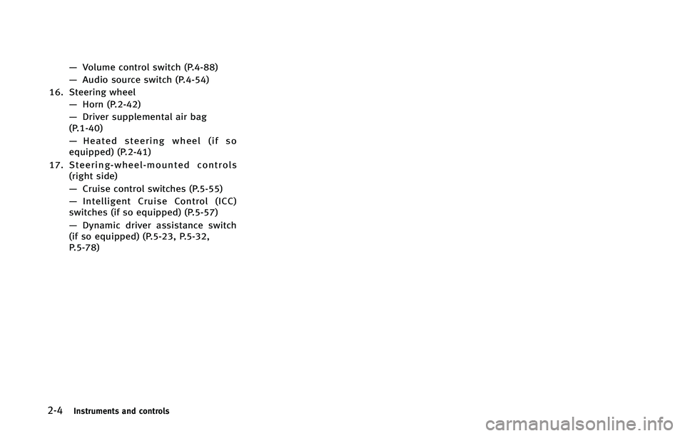 INFINITI Q70 2015 Manual PDF ����*�O�T�U�S�V�N�F�O�U�T �B�O�E �D�P�O�U�S�P�M�T
�