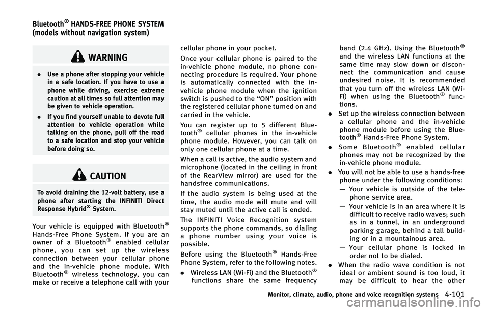 INFINITI Q70-HYBRID 2015  Owners Manual �8�"�3�/�*�/�(
.�6�T�F �B �Q�I�P�O�F �B�G�U�F�S �T�U�P�Q�Q�J�O�H �Z�P�V�S �W�F�I�J�D�M�F
�J�O �B �T�B�G�F �M�P�D�B�U�J�P�O� �*�G �Z�P�V �I�B�W�F �U�P �V�T�F �B
�Q�I�P�O�F �X�I�J�M�F �E�S�J�W�J�O�H�
 