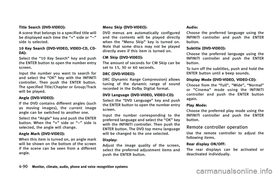 INFINITI QX 2012  Owners Manual 