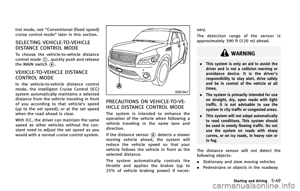 INFINITI QX 2012  Owners Manual 