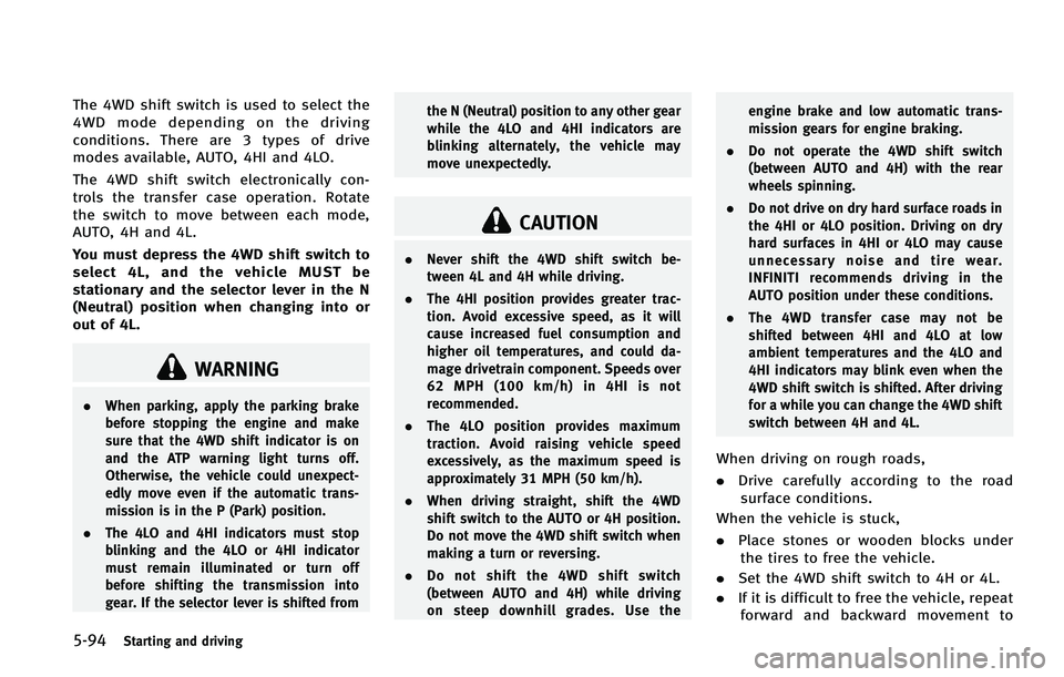 INFINITI QX 2012 Owners Manual INFINITI QX 2012 Owners Manual