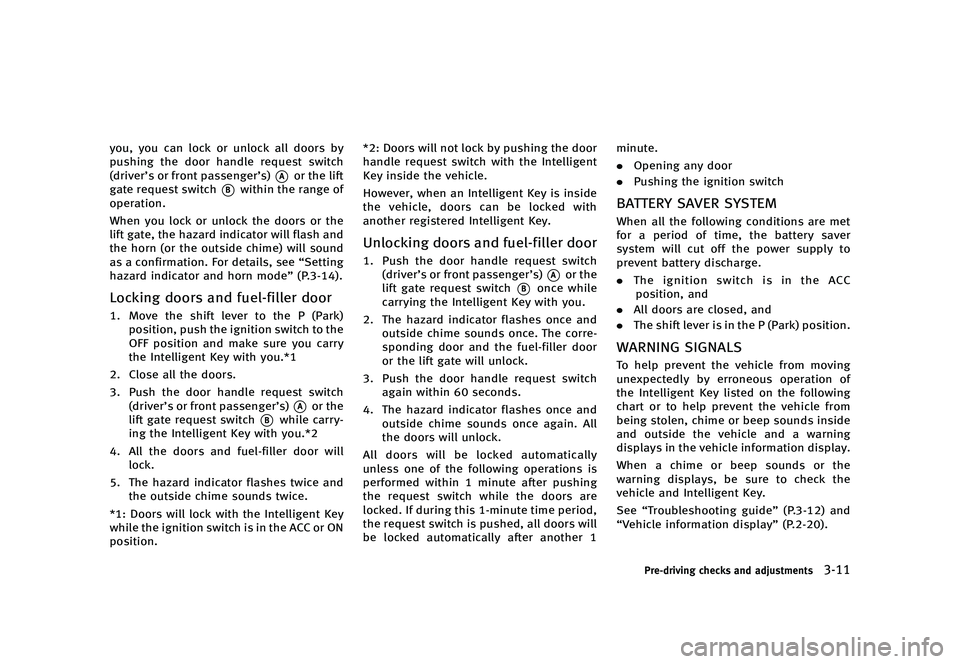INFINITI QX50 2016  Owners Manual �������
�> �(�G�L�W� ����� �� �� �0�R�G�H�O� �-���� �@
�Z�P�V�
 �Z�P�V �D�B�O �M�P�D�L �P�S �V�O�M�P�D�L �B�M�M �E�P�P�S�T �C�Z
�Q�V�T�I�J�O�H �U�I�F �E�P�P�S �I�B�O�E�M�F �S�F�R