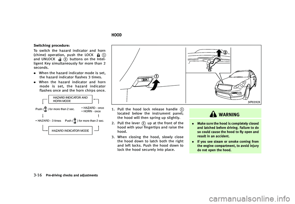 INFINITI QX50 2016  Owners Manual �������
�> �(�G�L�W� ����� �� �� �0�R�G�H�O� �-���� �@
�����1�S�F��E�S�J�W�J�O�H �D�I�F�D�L�T �B�O�E �B�E�K�V�T�U�N�F�O�U�T
�4�X�J�U�D�I�J�O�H �Q�S�P�D�F�E�V�S�F�GUID-D73A3