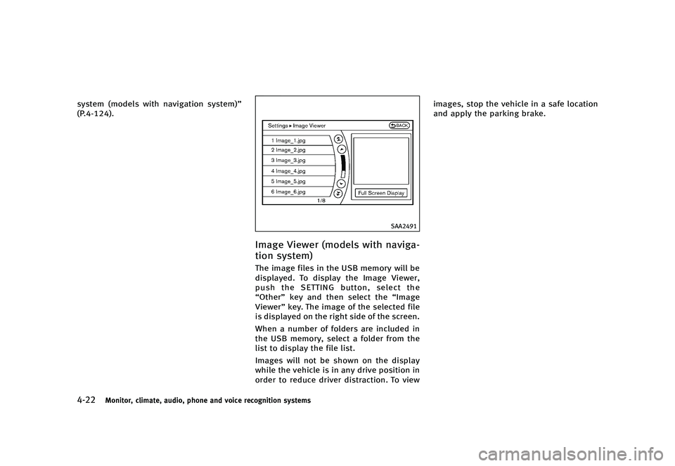 INFINITI QX50 2016  Owners Manual �������
�> �(�G�L�W� ����� �� �� �0�R�G�H�O� �-���� �@
�����.�P�O�J�U�P�S�
 �D�M�J�N�B�U�F�
 �B�V�E�J�P�
 �Q�I�P�O�F �B�O�E �W�P�J�D�F �S�F�D�P�H�O�J�U�J�P�O �T�Z�T�U�F�N�T
�