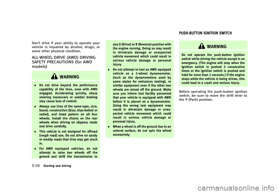 INFINITI QX50 2016  Owners Manual �������
�> �(�G�L�W� ����� �� �� �0�R�G�H�O� �-���� �@
�����4�U�B�S�U�J�O�H �B�O�E �E�S�J�W�J�O�H
�%�P�O��U �E�S�J�W�F �J�G �Z�P�V�S �B�C�J�M�J�U�Z �U�P �P�Q�F�S�B�U�F �Z�P�