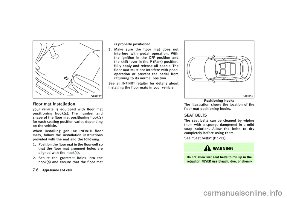 INFINITI QX50 2016  Owners Manual �������
�> �(�G�L�W� ����� �� �� �0�R�G�H�O� �-���� �@
����"�Q�Q�F�B�S�B�O�D�F �B�O�E �D�B�S�F
�4�"�*����
��M�P�P�S �N�B�U �J�O�T�U�B�M�M�B�U�J�P�OGUID-AD42B0F6-3BD9-4181