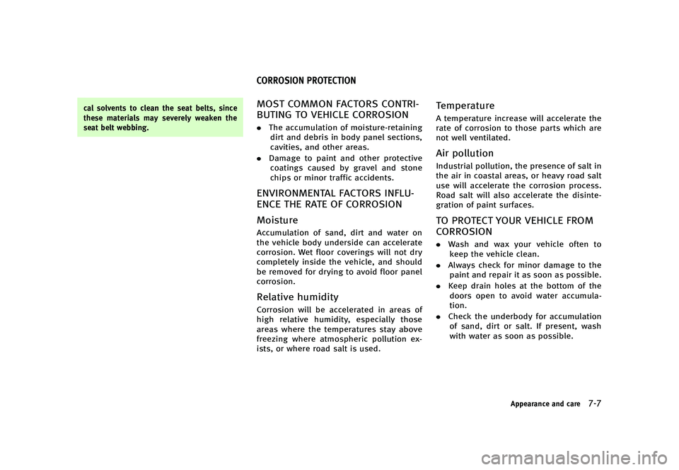 INFINITI QX50 2016  Owners Manual �������
�> �(�G�L�W� ����� �� �� �0�R�G�H�O� �-���� �@
�D�B�M �T�P�M�W�F�O�U�T �U�P �D�M�F�B�O �U�I�F �T�F�B�U �C�F�M�U�T�
 �T�J�O�D�F
�U�I�F�T�F �N�B�U�F�S�J�B�M�T �N�B�Z �T�F�W