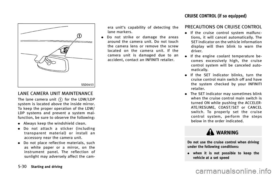 INFINITI QX70 2015  Owners Manual �����4�U�B�S�U�J�O�H �B�O�E �E�S�J�W�J�O�H
�4�4�%����
�-�"�/�& �$�"�.�&�3�" �6�/�*�5 �.�"�*�/�5�&�/�"�/�$�&
�5�I�F �M�B�O�F �D�B�N�F�S�B �V�O�J�U*��G�P�S �U�I�F �-�%�8��-�%�1
�T�Z�T�U�F�N �J