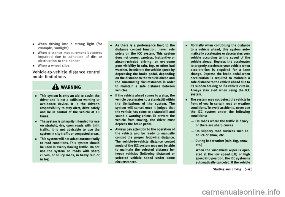 INFINITI QX70 2016  Owners Manual �������
�> �(�G�L�W� ����� �� �� �0�R�G�H�O� �6���� �@
.�8�I�F�O �E�S�J�W�J�O�H �J�O�U�P �B �T�U�S�P�O�H �M�J�H�I�U �	�G�P�S
�F�Y�B�N�Q�M�F�
 �T�V�O�M�J�H�I�U�

. �8�I�F�O �E�J�T