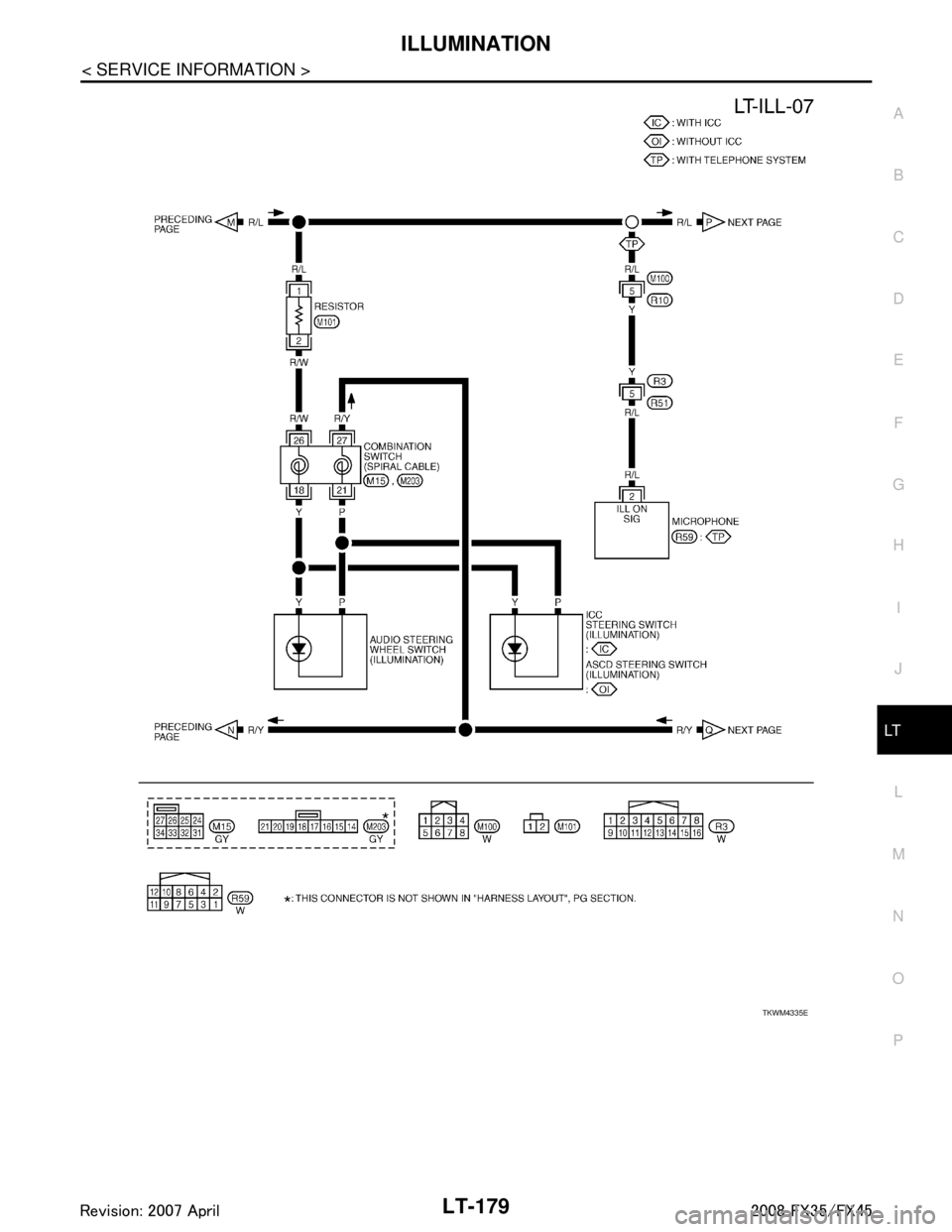 INFINITI FX35 2008 Service Manual
ILLUMINATIONLT-179
< SERVICE INFORMATION >
C
DE
F
G H
I
J
L
M A
B
LT
N
O P
TKWM4335E
3AA93ABC3ACD3AC03ACA3AC03AC63AC53A913A773A893A873A873A8E3A773A983AC73AC93AC03AC3
3A893A873A873A8F3A773A9D3AAF3A8A INFINITI FX35 2008 Service Manual
ILLUMINATIONLT-179
< SERVICE INFORMATION >
C
DE
F
G H
I
J
L
M A
B
LT
N
O P
TKWM4335E
3AA93ABC3ACD3AC03ACA3AC03AC63AC53A913A773A893A873A873A8E3A773A983AC73AC93AC03AC3
3A893A873A873A8F3A773A9D3AAF3A8A
