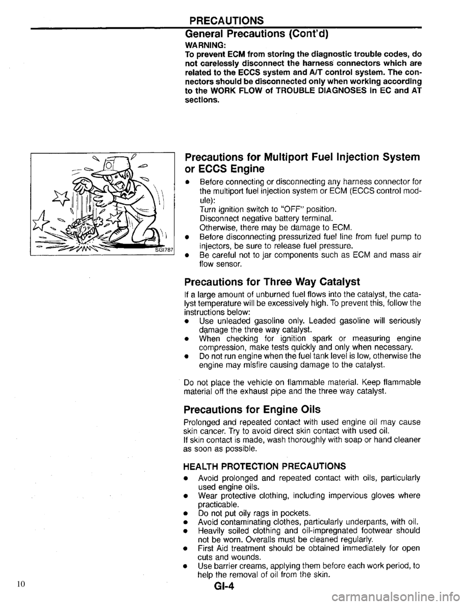 INFINITI QX4 1997  Factory Service Manual 10 