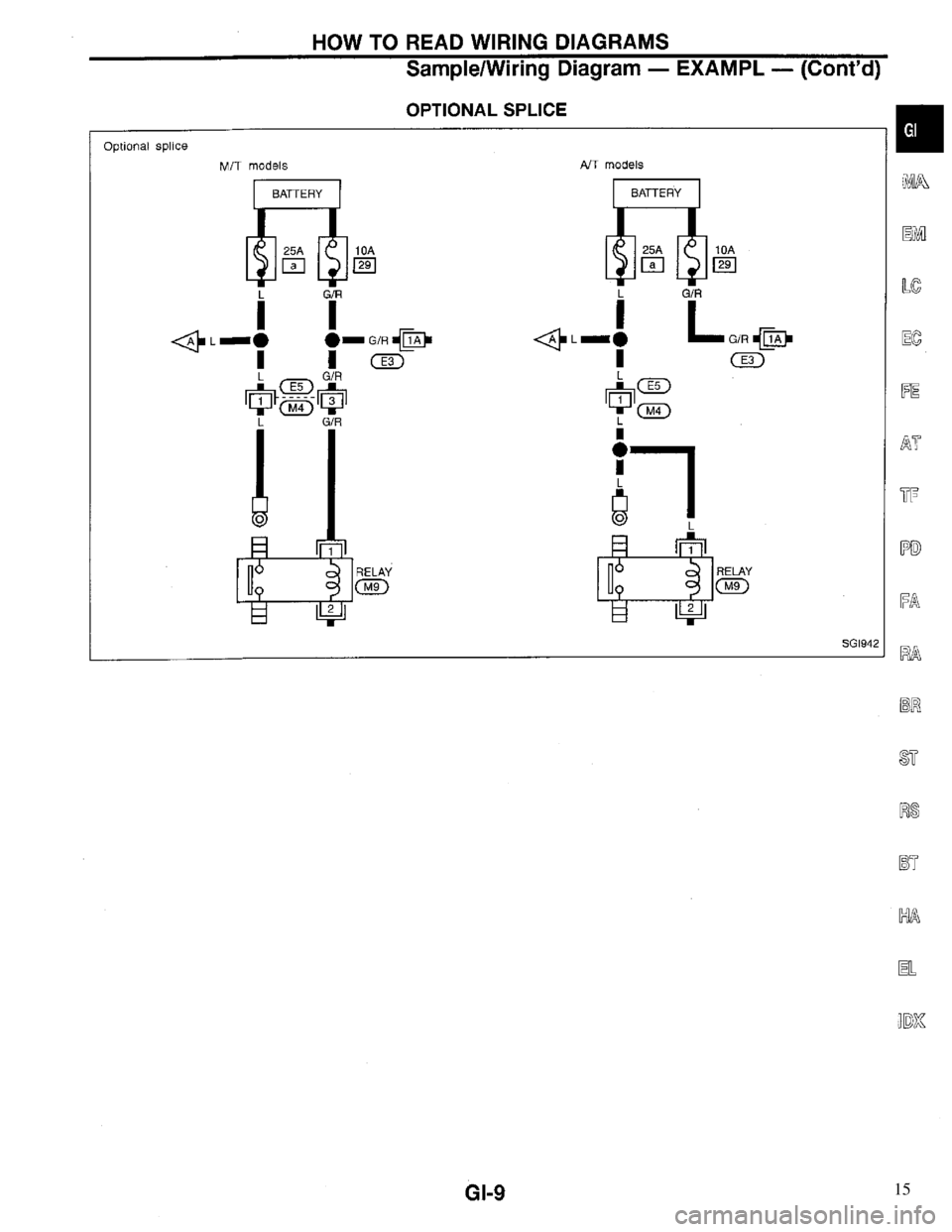 INFINITI QX4 1997  Factory Service Manual 15 