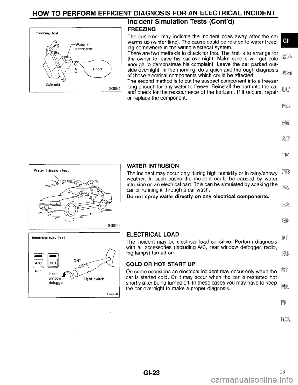 INFINITI QX4 1997  Factory Service Manual 29 