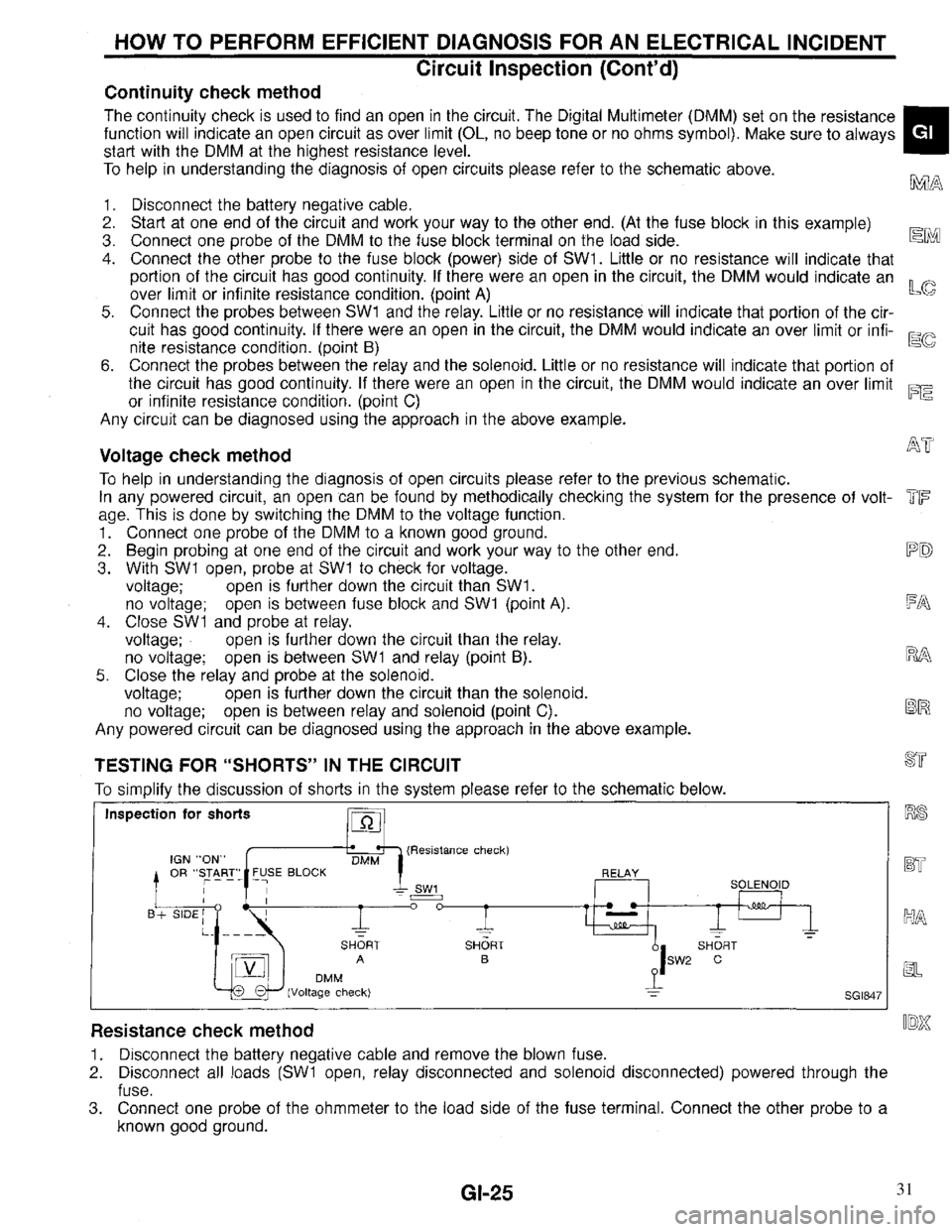 INFINITI QX4 1997  Factory Service Manual 31 