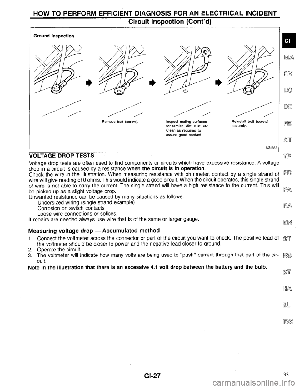 INFINITI QX4 1997  Factory Service Manual 33 