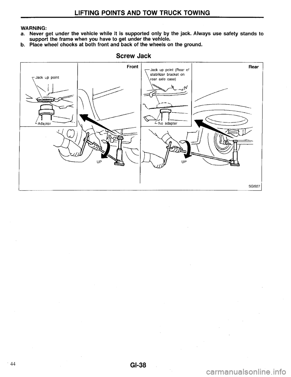 INFINITI QX4 1997  Factory Service Manual 44 
