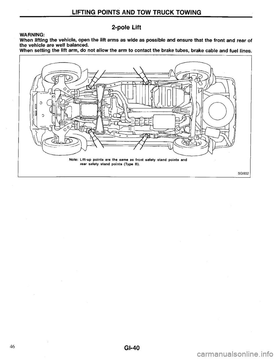 INFINITI QX4 1997  Factory Service Manual 46 
