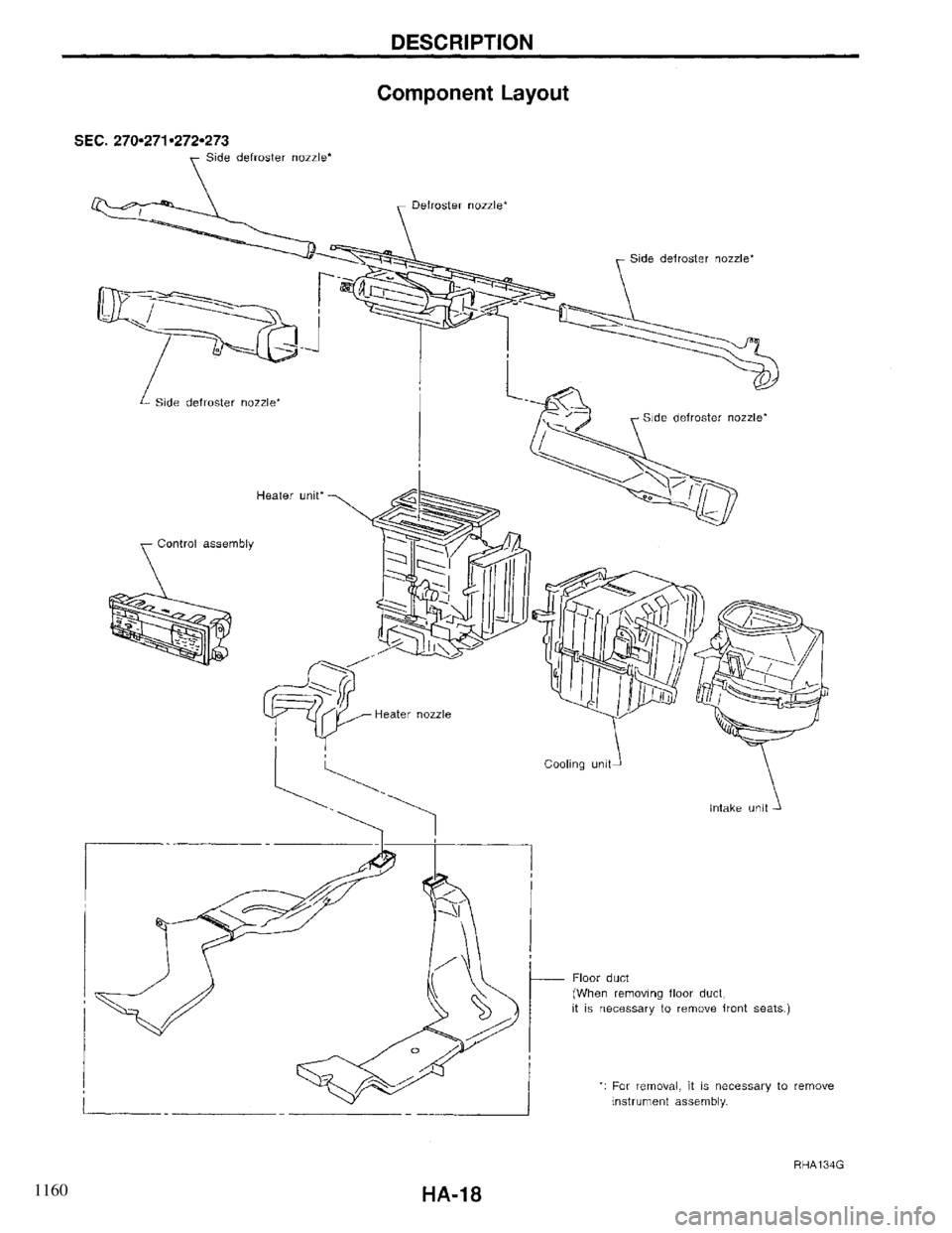 INFINITI QX4 1997  Factory Service Manual 1160 