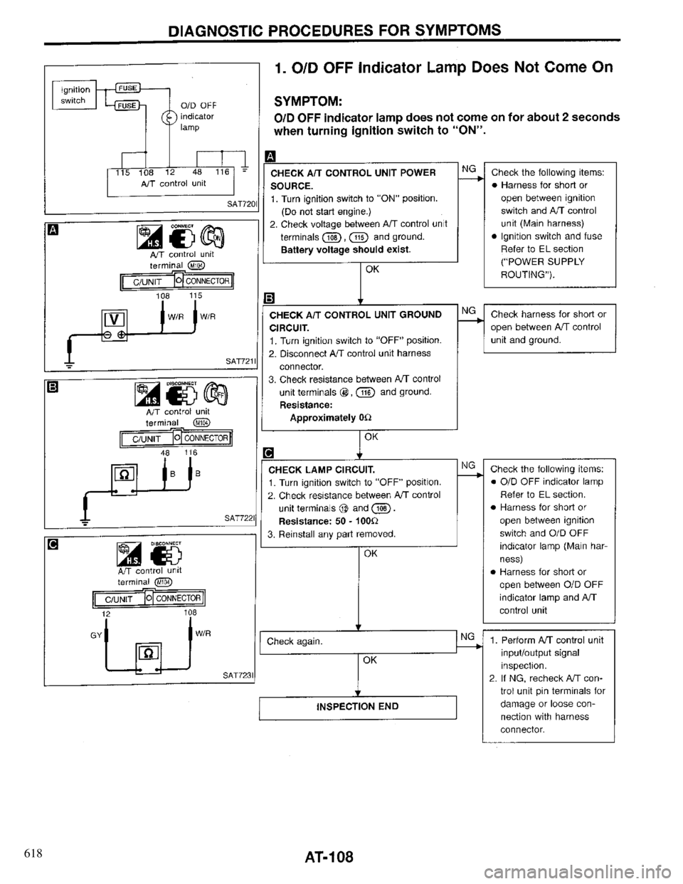 INFINITI QX4 1997 Factory Service Manual 618 INFINITI QX4 1997 Factory Service Manual 618