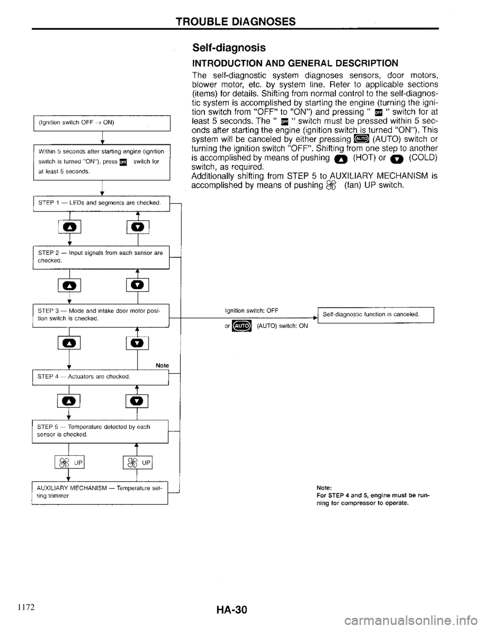 INFINITI QX4 1997  Factory Service Manual 1172 