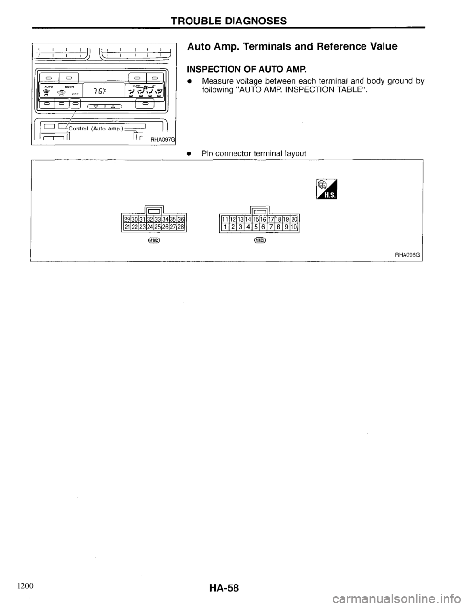 INFINITI QX4 1997 Factory Service Manual 1200 INFINITI QX4 1997 Factory Service Manual 1200