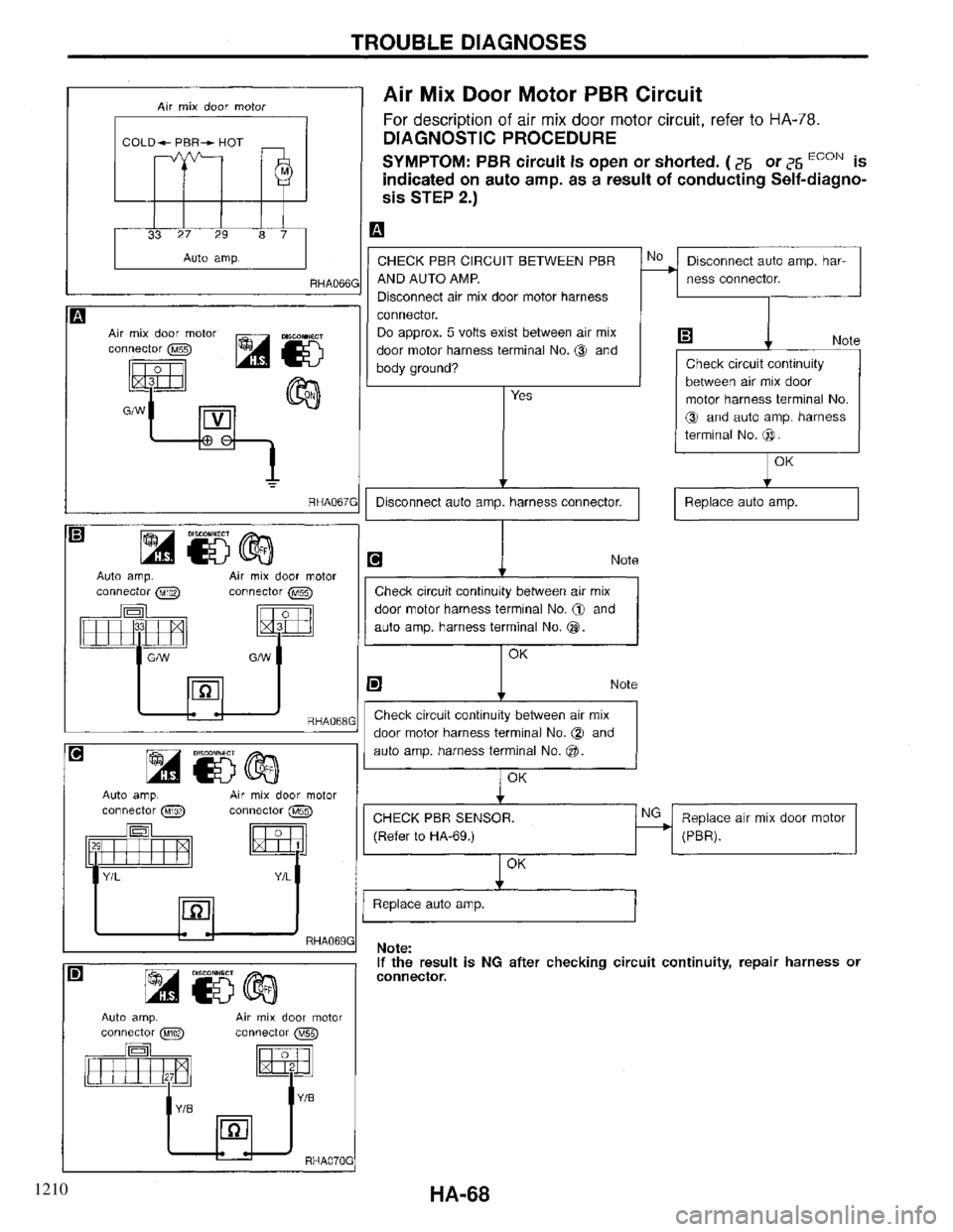 INFINITI QX4 1997 Factory Service Manual 1210 INFINITI QX4 1997 Factory Service Manual 1210