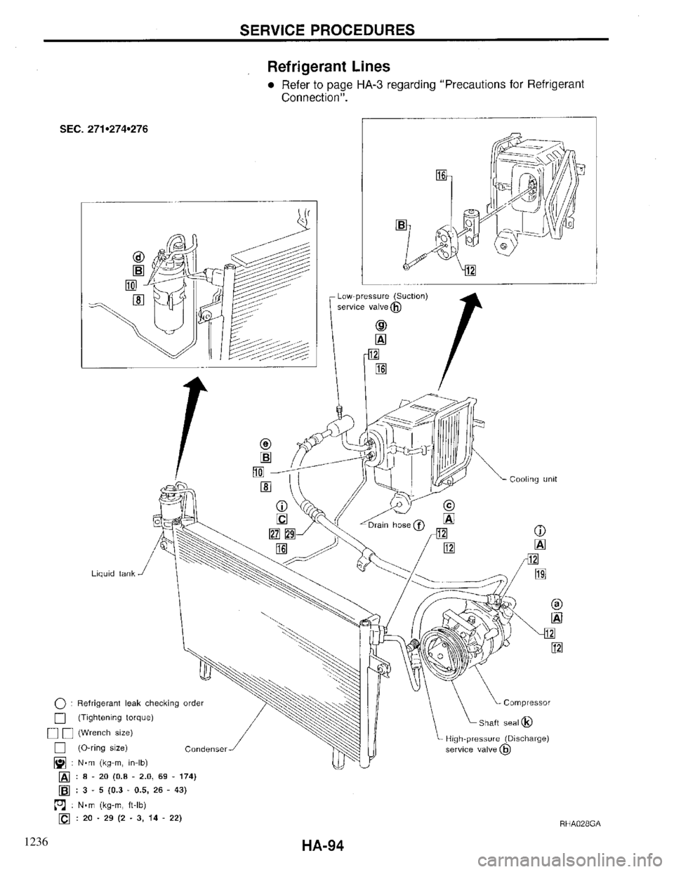 INFINITI QX4 1997  Factory Service Manual 1236 