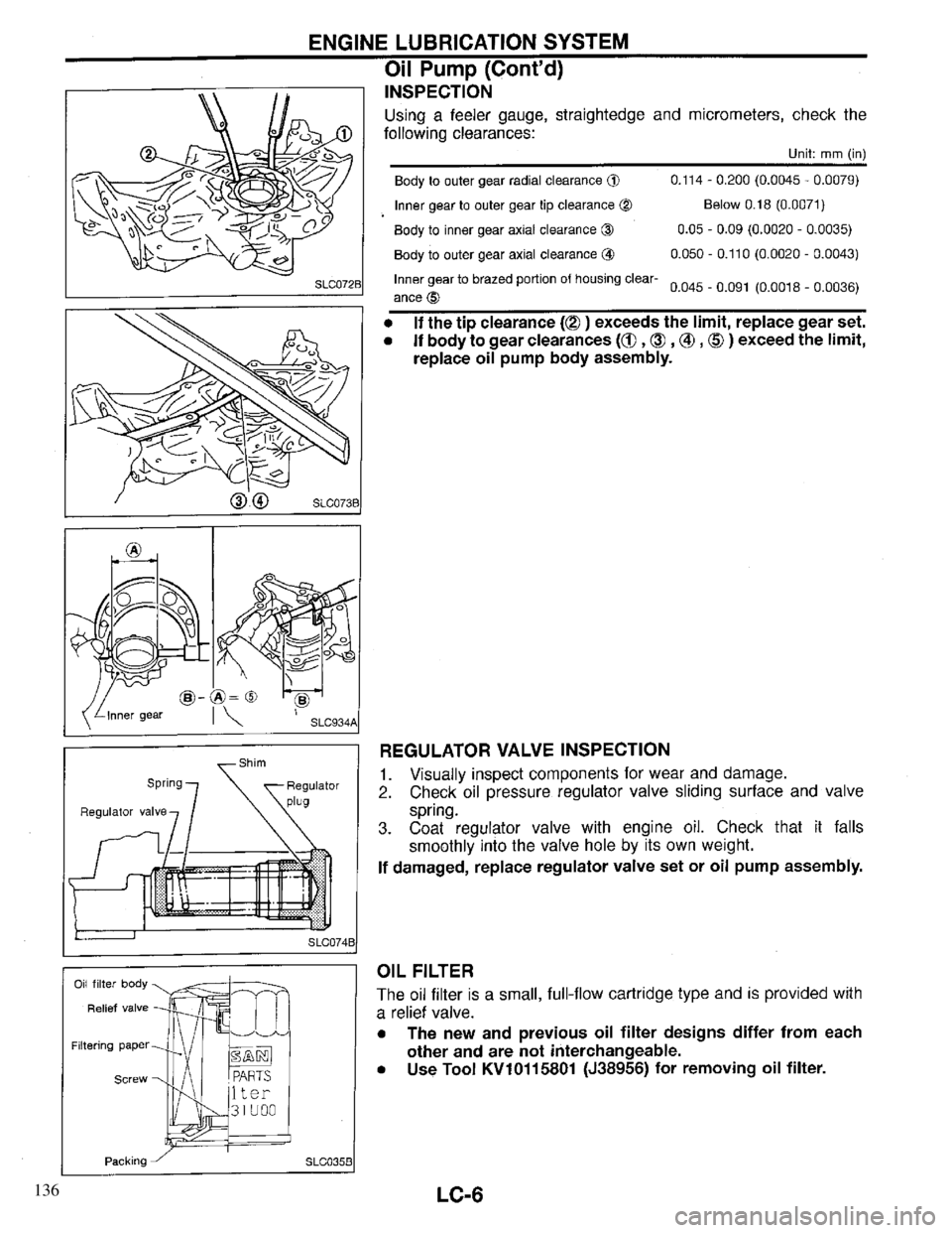 INFINITI QX4 1997  Factory Service Manual 136 