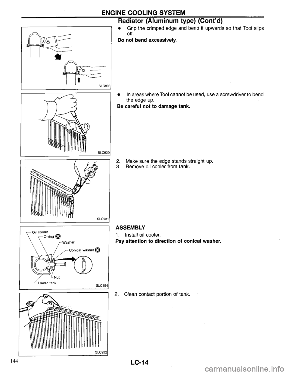 INFINITI QX4 1997  Factory Service Manual 144 